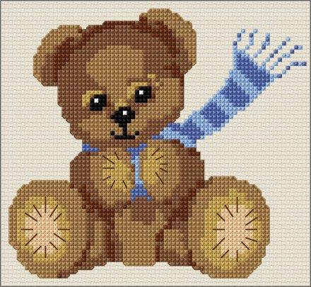 Blue Teddy - DoodleCraft Design Ltd