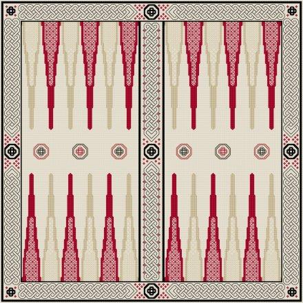 Backgammon: Celtic Blackwork Design - DoodleCraft Design Ltd