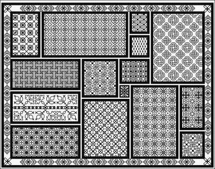 Blackwork Mousemat - DoodleCraft Design Ltd