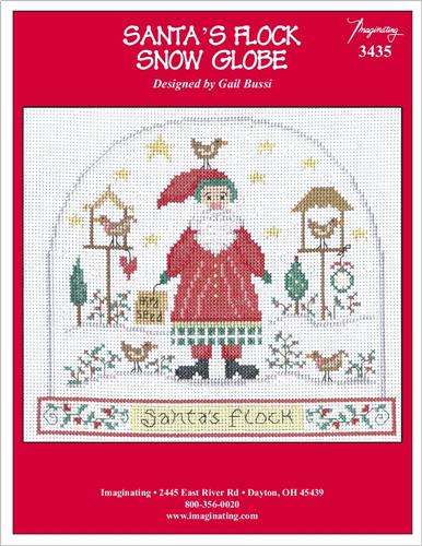 Santa's Flock Snow Globe Kit By Gail Bussi - Imaginating Kits