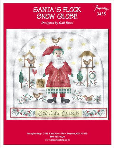 Santa's Flock Snow Globe Kit By Gail Bussi - Imaginating Kits