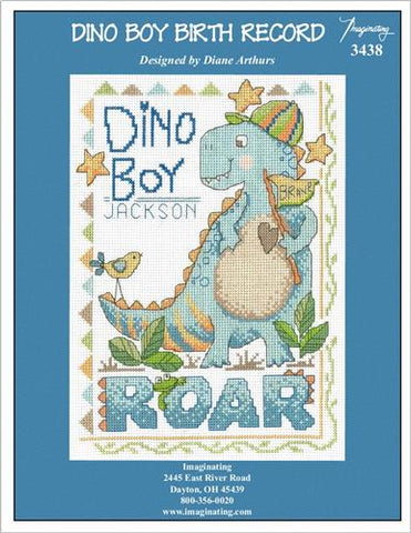 Dino Boy Birth Record Kit By Diane Arthurs - Imaginating Kits