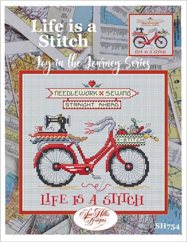 Life Is A Stitch: Joy In The Journey Series By Sue Hillis Designs - Imaginating