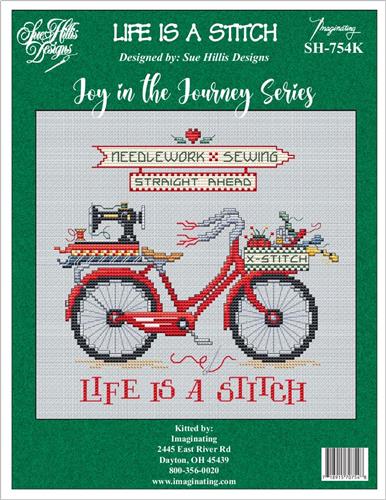 Life Is A Stitch Kit By Sue Hillis - Imaginating Kits