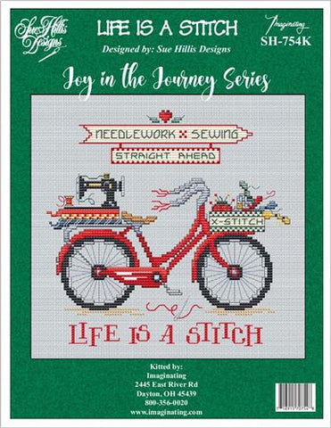 Life Is A Stitch Kit By Sue Hillis - Imaginating Kits