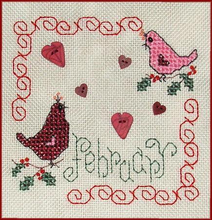 February's Sweethearts - Cross-Point Designs