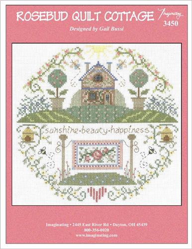 Rosebud Quilt Cottage Kit By Gail Bussi - Imaginating Kits
