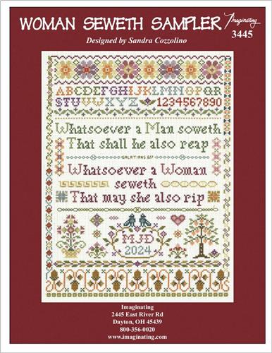 Woman Seweth Sampler Kit By Sandra Cozzolino - Imaginating Kits