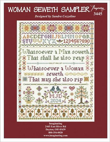 Woman Seweth Sampler Kit By Sandra Cozzolino - Imaginating Kits