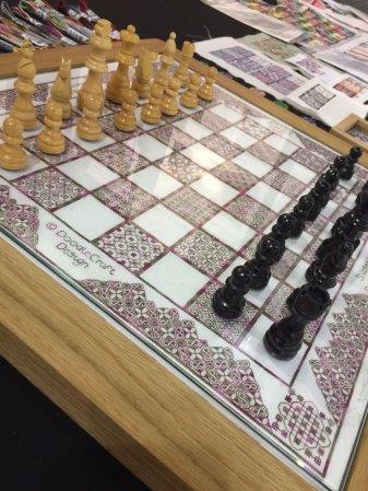 Blackwork Chessboard - DoodleCraft Design Ltd