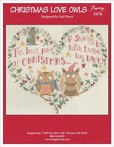 Christmas Love Owls Kit By Gail Bussi - Imaginating Kits