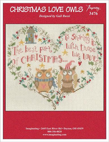Christmas Love Owls Kit By Gail Bussi - Imaginating Kits