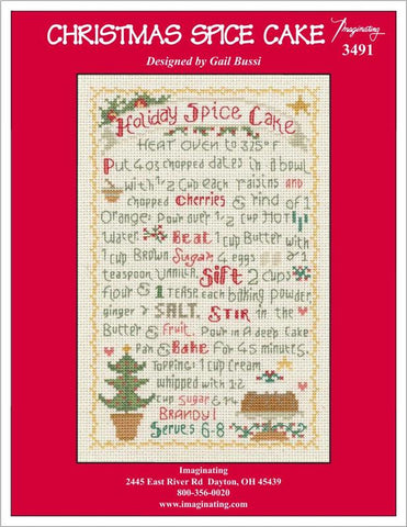 Christmas Spice Cake Kit By Gail Bussi - Imaginating Kits