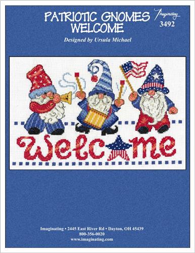 Patriotic Gnomes Welcome Kit By Ursula Michael - Imaginating Kits