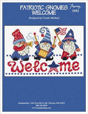 Patriotic Gnomes Welcome Kit By Ursula Michael - Imaginating Kits