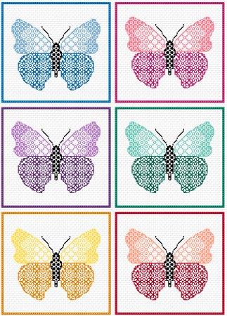 Butterfly Coaster Set - DoodleCraft Design Ltd