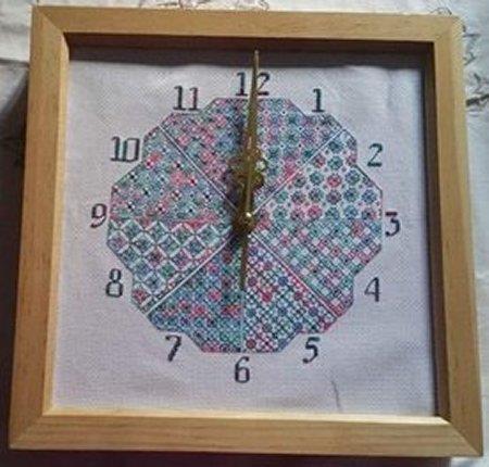 Blackwork Clock Face - DoodleCraft Design Ltd