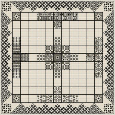 Hnefatafl Game Board - DoodleCraft Design Ltd