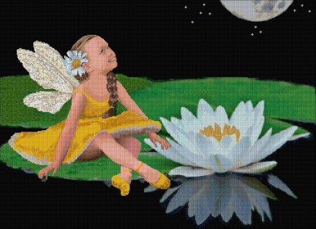 Fairy On Lily Pond - DoodleCraft Design Ltd