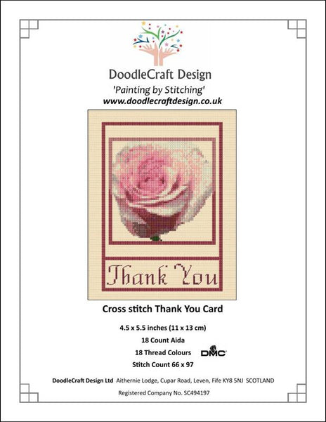Thank You Card 4 - DoodleCraft Design Ltd