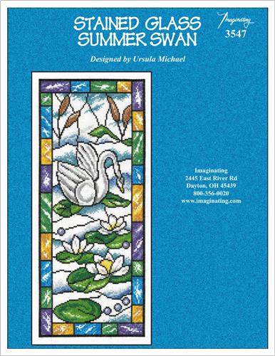 Stained Glass Summer Swan Kit By Ursula Michael - Imaginating Kits