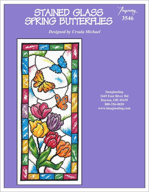 Stained Glass Spring Butterflies Kit By Ursula Michael - Imaginating Kits