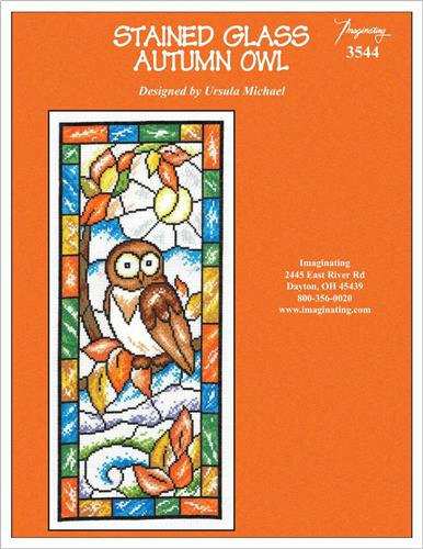 Stained Glass Autumn Owl Kit By Ursula Michael - Imaginating Kits