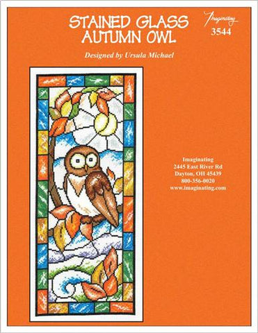 Stained Glass Autumn Owl Kit By Ursula Michael - Imaginating Kits
