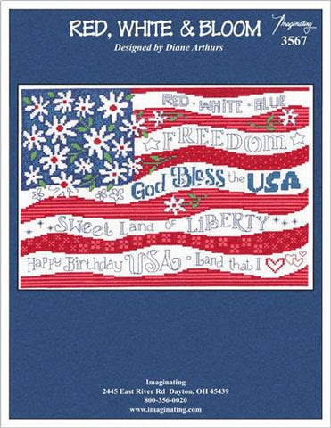 Red, White & Bloom Kit By Diane Arthurs - Imaginating Kits