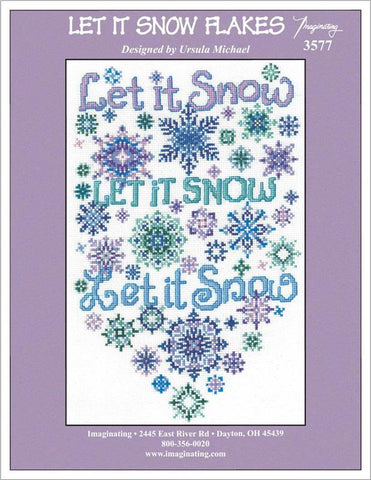 Let It Snow Flakes Kit By Ursula Michael - Imaginating Kits