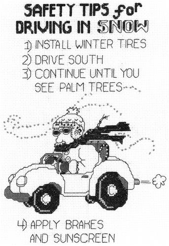 Winter Driving Tips By Mary Engelbreit - Imaginating