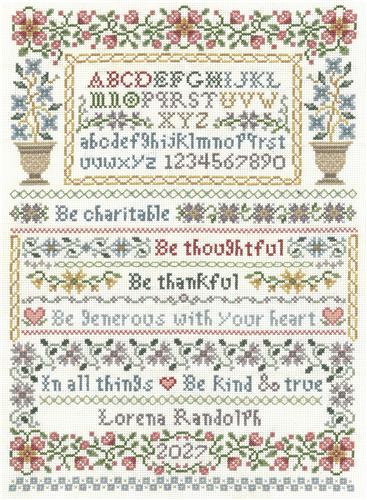 Be Kind Sampler By Sandra Cozzolino - Imaginating