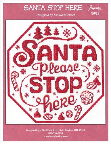 Santa Stop Here Kit By Ursula Michael - Imaginating Kits
