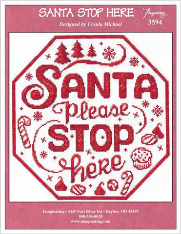Santa Stop Here Kit By Ursula Michael - Imaginating Kits
