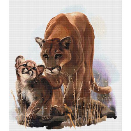 Cougars By Kajenna Art - Paine Free Crafts