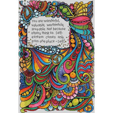 You Are Wonderful By Angela Porter - Paine Free Crafts
