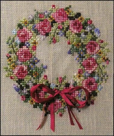 Summer Splendor Wreath - Cross-Point Designs