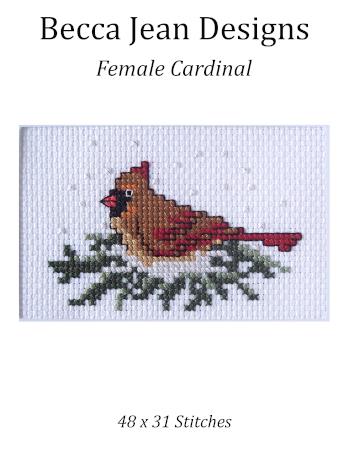 Female Cardinal - Becca Jean Designs