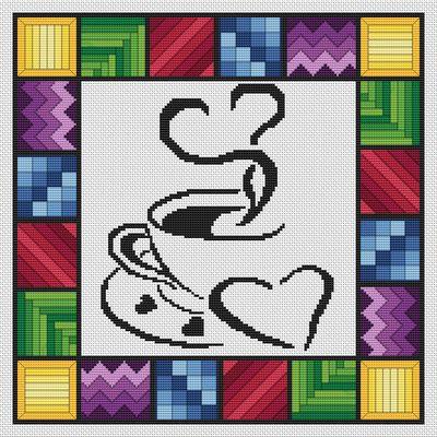 Morning Coffee - White Willow Stitching