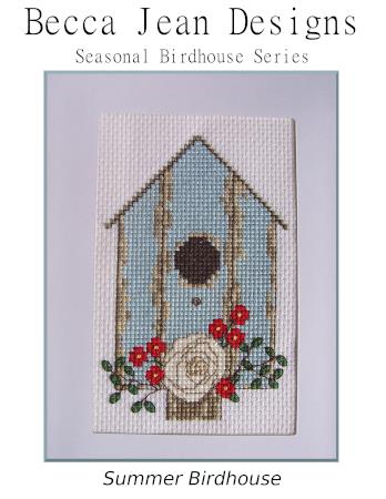 Summer Birdhouse: Seasonal Birdhouse Series - Becca Jean Designs