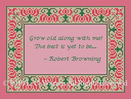 Grow Old Along With Me - PurrCat CrossStitch