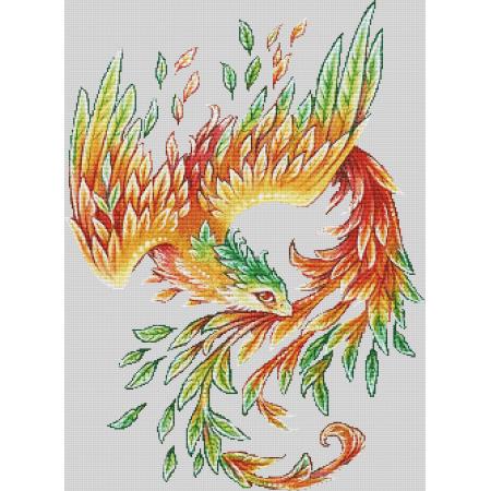 Autumn Phoenix By Alvia Alcedo - Paine Free Crafts