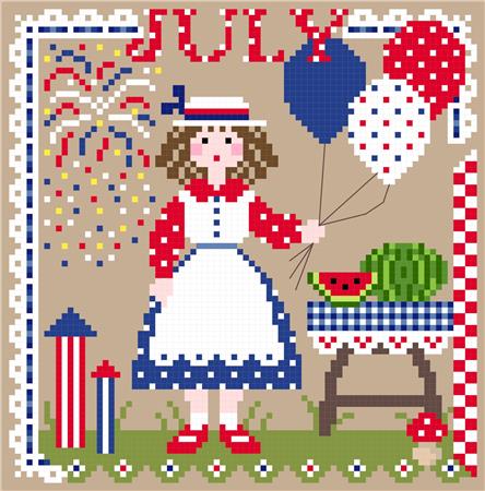 Miss July - Sugar Stitches Design