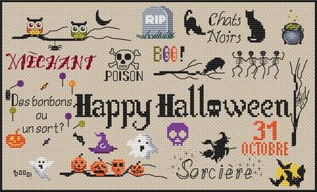Halloween Sampler - Les Petites Croix De Lucie