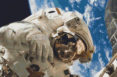 Space Walk - White Willow Stitching