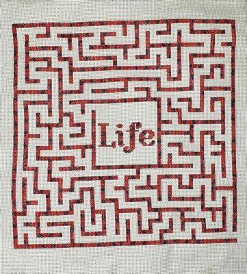 Life Maze - White Willow Stitching