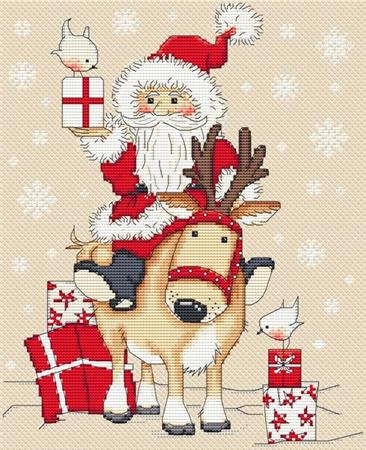 Christmas Father Arrives - Les Petites Croix De Lucie