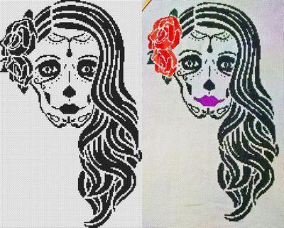 Sometimes She Cries - White Willow Stitching