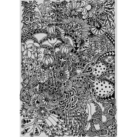 Abstract Botanical By Angela Porter - Paine Free Crafts