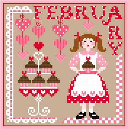 Miss February - Sugar Stitches Design